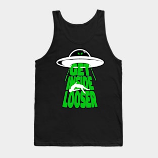 UFO space Alien Abduction Tank Top